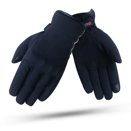 GUANTES DE MOTO DEGEND MR 1 NEGROS  DE INVIERNO, TÉRMICOS Y IMPERMEABLES