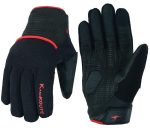 GUANTES DE MOTO INVERNALES IMPERMEABLES Y TERMICOS , UNISEX HIMALAYA II ROJO NEGRO