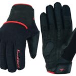 GUANTES DE MOTO INVERNALES IMPERMEABLES Y TERMICOS , UNISEX HIMALAYA II ROJO NEGRO
