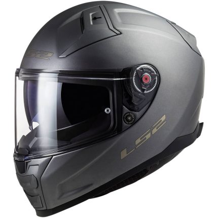 CASCO INTEGRAL LS2-  FF811 VECTOR II SOLID MATT TITANIUM-06 / TITANIO MATE -ECE 22.06