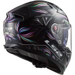CASCO INTEGRAL LS2-FF811 VECTOR II TROPICAL BLACK WHITE/ BLANCO NEGRO -ECE 22.06 - Imagen 2