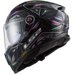 CASCO INTEGRAL LS2-FF811 VECTOR II TROPICAL BLACK WHITE/ BLANCO NEGRO -ECE 22.06 - Imagen 3