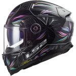 CASCO INTEGRAL LS2-FF811 VECTOR II TROPICAL BLACK WHITE/ BLANCO NEGRO -ECE 22.06 - Imagen 4