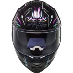 CASCO INTEGRAL LS2-FF811 VECTOR II TROPICAL BLACK WHITE/ BLANCO NEGRO -ECE 22.06 - Imagen 6