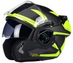 CASCO MODULAR LS2-FF906 ADVANT REVO MATT BLACK H-V YELLOW-06 / REVO NEGRO MATE H-V FLUOR - Imagen 2