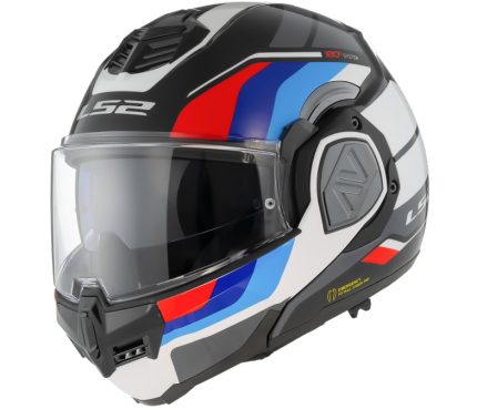 CASCO MODULAR LS2-FF906 ADVANT SPORT GL.BLACK BLUE RED-06 / DEPORTIVO NEGRO AZUL ROJO