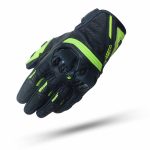 GUANTES DE VERANO DEGEND R-3000 NEGRO Y FLUOR EN PIEL DE CABRA ALTA CALIDAD - Imagen 2