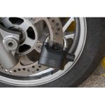 CANDADO ANTIRROBO DISCO CON ALARMA+WARNING NEGRO KUM - Imagen 2