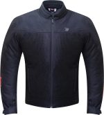 CHAQUETA SMART  NEGRA DEGEND  DE CORDURA PARA VERANO PERFORADA - Imagen 2