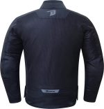CHAQUETA SMART  NEGRA DEGEND  DE CORDURA PARA VERANO PERFORADA - Imagen 3