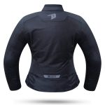 CHAQUETA SMART PARA MUJER NEGRA DEGEND  DE VERANO PERFORADA CON PROTECCIONES C.E. - Imagen 3