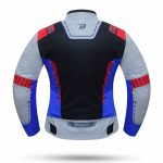 CHAQUETA DE CORDURA PARA MUJER DE VERANO PERFORADA  DEGEND BREEZE GRIS NEGRA ROJO Y AZUL - Imagen 3