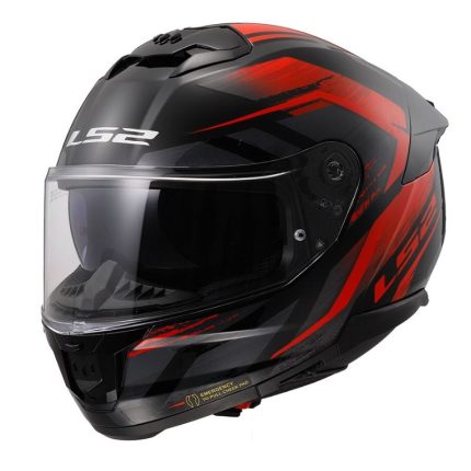 CASCO INTEGRAL DE LS2 -FF808 STREAM II FURY BLACK RED-ECE 22.06/  FURIA NEGRO ROJO
