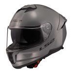 CASCO INTEGRAL DE LS2 -FF808 STREAM II SOLID NARDO GREY-ECE 22.06/ GRIS NARDO LISO