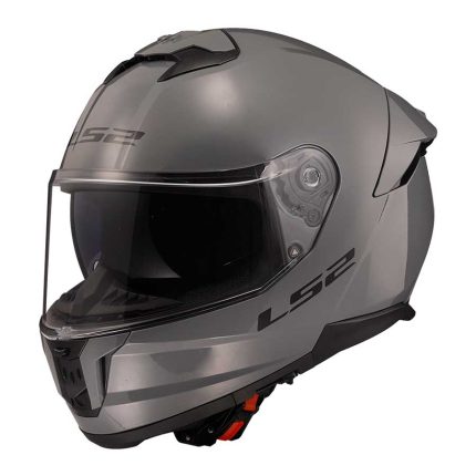 CASCO INTEGRAL DE LS2 -FF808 STREAM II SOLID NARDO GREY-ECE 22.06/ GRIS NARDO LISO
