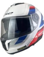 CASCO INTEGRAL DE LS2 -FF808 STREAM II VINTAGE WHITE BLUE RED-ECE 22.06/ VINTAGE BLANCO AZUL ROJO - Imagen 2