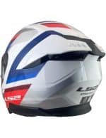 CASCO INTEGRAL DE LS2 -FF808 STREAM II VINTAGE WHITE BLUE RED-ECE 22.06/ VINTAGE BLANCO AZUL ROJO - Imagen 4