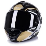 CASCO MODULAR LS2- FF901 ADVANT X METRYK BLACK GOLD-ECE 22.06. METRYK NEGRO ORO - Imagen 3