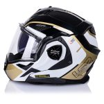 CASCO MODULAR LS2- FF901 ADVANT X METRYK BLACK GOLD-ECE 22.06. METRYK NEGRO ORO - Imagen 7
