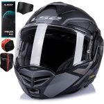 CASCO MODULAR LS2-FF901 ADVANT X METRYK MATT TITANIUM-ECE 22.06. TITANIO MATE METRYK