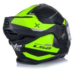 CASCO MODULAR LS2-FF901 ADVANT X OBLIVION M.BLACK H-V-ECE 22.06. NEGRO MATE AMARILLO H-V - Imagen 6