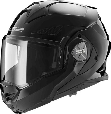 CASCO MODULAR LS2- FF901 ADVANT X SOLID GLOSS BLACK-ECE 22.06. NEGRO BRILLANTE