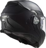CASCO MODULAR LS2-FF901 ADVANT X SOLID MATT BLACK-ECE 22.06. NEGRO MATE + INTERCOM 4X CARDO - Imagen 4