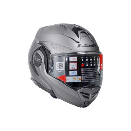 CASCO MODULAR LS2-FF901 ADVANT X SOLID MATT TITANIUM-ECE 22.06. TITANIO SÓLIDO MATE