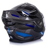 CASCO MODULAR LS2- FF901 ADVANT X SPECTRUM BLACK TITAN.BLUE-ECE 22.06. NEGRO TITAN.AZUL - Imagen 5
