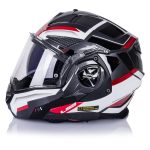 CASCO MODULAR LS2- FF901 ADVANT X SPECTRUM BLACK WHITE RED-ECE 22.06. NEGRO BLANCO ROJO - Imagen 7