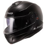 CASCO MODULAR LS2-FF908 STROBE II GLOSS BLACK-ECE 22.06. NEGRO BRILLANTE