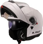 CASCO MODULAR LS2-FF908 STROBE II GLOSS WHITE-ECE 22.06. BLANCO - Imagen 3