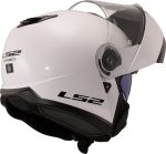 CASCO MODULAR LS2-FF908 STROBE II GLOSS WHITE-ECE 22.06. BLANCO - Imagen 4