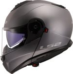 CASCO MODULAR LS2-FF908 STROBE II MATT TITANIUM-ECE 22.06. TITANIO MATE - Imagen 2