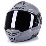 CASCO MODULAR LS2-FF901 ADVANT X SOLID NARDO GREY-ECE 22.06. GRIS NARDO LISO - Imagen 3