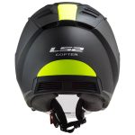 CASCO JET LS2 - LS2 OF600 COPTER II URBANE M.BLACK H-V YELLOW-ECE 22.06. NEGRO MATE H-V AMARILLO FLUOR - Imagen 6