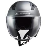 CASCO JET LS2 -OF600 COPTER II MATT TITANIUM-ECE 22.06. TITANIO MATE - Imagen 3