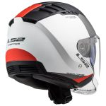 CASCO JET LS2 -OF600 COPTER II URBANE M.WHITE RED-ECE 22.06. BLANCO NEGRO ROJO - Imagen 2