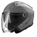 CASCO JET LS2 -OF603 INFINITY II SOLID NARDO GREY-ECE 22.06 GRIS NARDO LISO