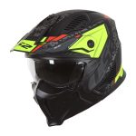 CASCO JET TIPO TRIAL LS2 - OF606 DRIFTER DEVOR M.BLACK H-V YELLOW-ECE 22.06 NEGRO MATE H-V AMARILLO FLUOR - Imagen 2