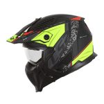 CASCO JET TIPO TRIAL LS2 - OF606 DRIFTER DEVOR M.BLACK H-V YELLOW-ECE 22.06 NEGRO MATE H-V AMARILLO FLUOR - Imagen 4