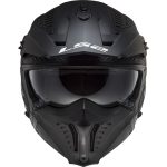 CASCO JET TIPO TRIAL LS2 -OF606 DRIFTER SOLID MATT BLACK-ECE 22.06 NEGRO MATE - Imagen 5