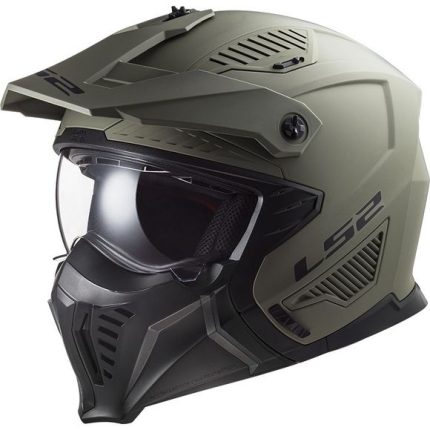 CASCO JET TIPO TRIAL LS2 -OF606 DRIFTER SOLID MATT SAND-ECE 22.06 ARENA MACIZA MATE