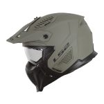 CASCO JET TIPO TRIAL LS2 -OF606 DRIFTER SOLID MATT SAND-ECE 22.06 ARENA MACIZA MATE - Imagen 5