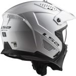 CASCO JET TIPO TRIAL LS2 -OF606 DRIFTER SOLID WHITE-ECE 22.06 BLANCO - Imagen 5
