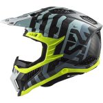 CASCO DE MOTO CROSS LS2 -MX703 C X-FORCE BARRIER SKY BLUE-ECE 22.06 FIBRA DE CARBONO NEGRO CIELO AZUL - Imagen 2