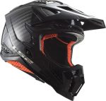 CASCO DE MOTO CROSS LS2 -MX703 C X-FORCE GLOSS CARBON-ECE 22.06 FIBRA DE CARBONO NEGRO - Imagen 4