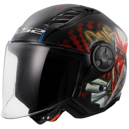 CASCO JET LS2-OF616 AIRFLOW II HAPPY DREAMS-ECE 22.06. FELICES SUEÑOS