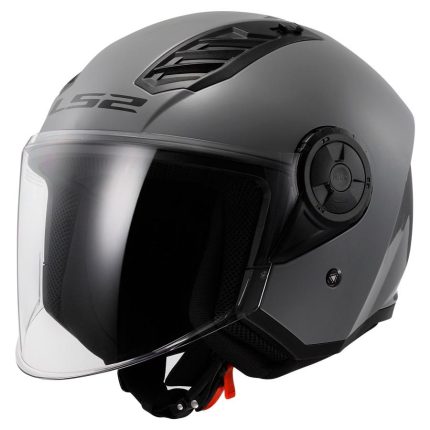 CASCO JET LS2-OF616 AIRFLOW II SOLID NARDO GREY-ECE 22.06. NARDO GRAY