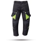 PANTALON DE MOTO DEGEND SWEEP NEGRO FLUOR 4SEASON CUATRO ESTACIONES TRICAPA IMPERMEABLE TRANSPIRABLE - Imagen 4